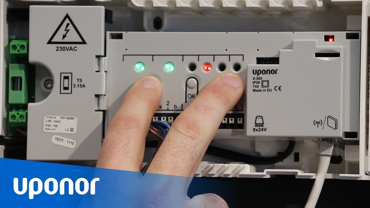 Handwerker Tipps: Uponor Smatrix - Registrieren des Nebenregelmodus bei einem Mastermodul