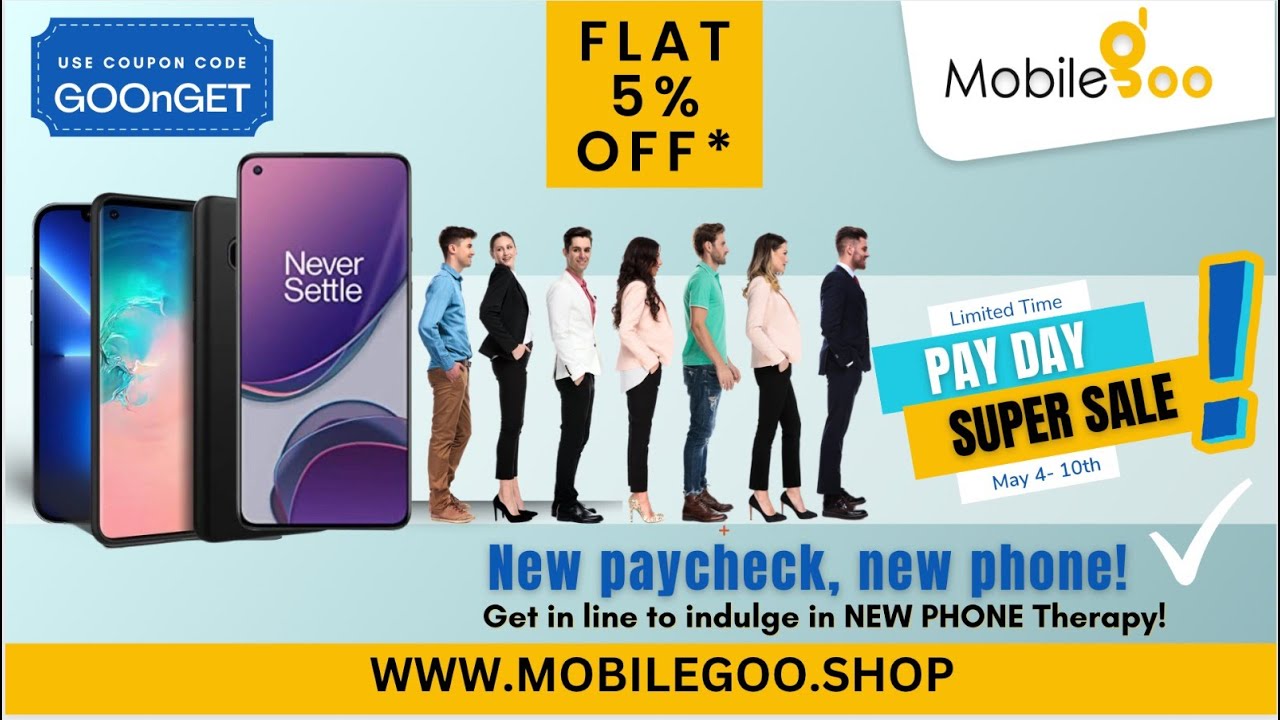 Upgrade Your Phone on a Budget with Mobilegoo Pay Day: Shop Refurbished Phones Now