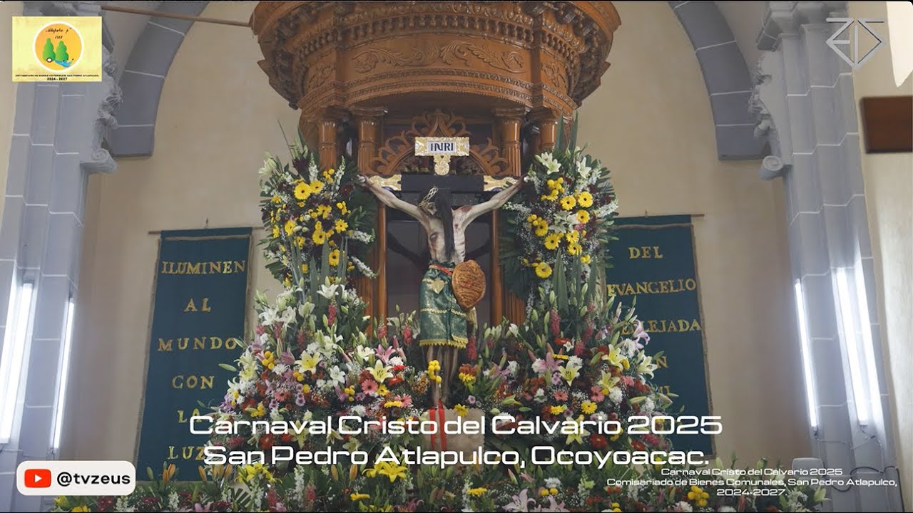 San Pedro Atlapulco, Carnaval Cristo del Calvario 2025.🇲🇽