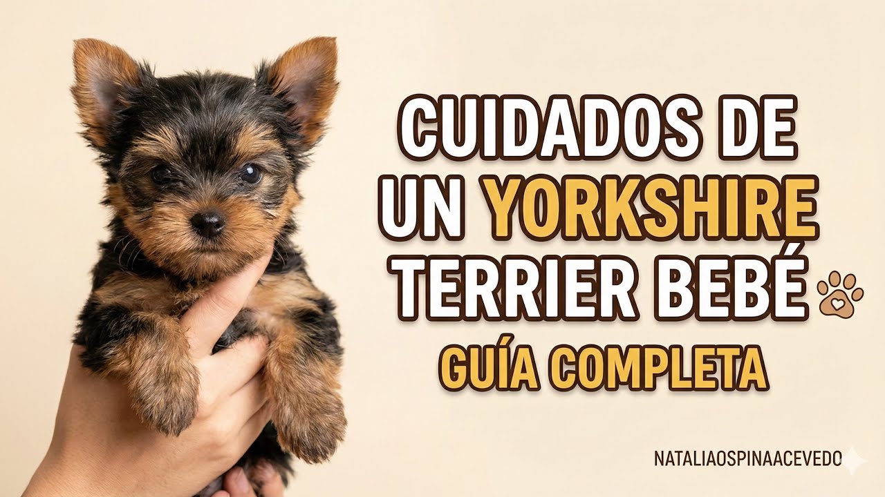 Cuidados de un Yorkshire Terrier (Yorkie) bebe