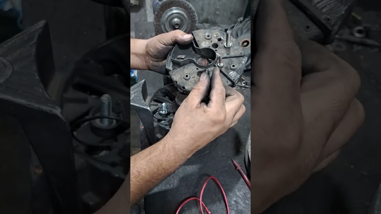 conserto e como testar os componentes do alternador ônibus 140 amperes