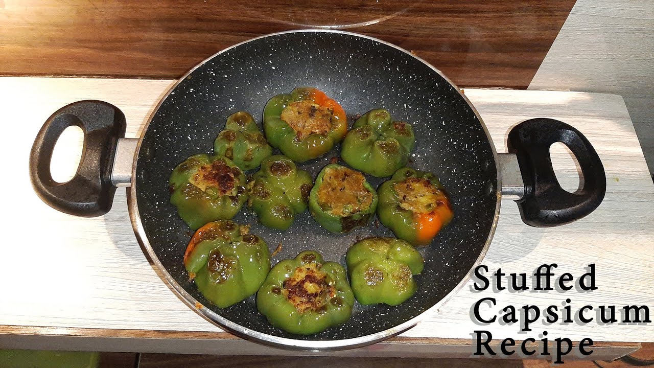 Stuffed Capsicum Recipe || potato stuffed capsicum Recipe