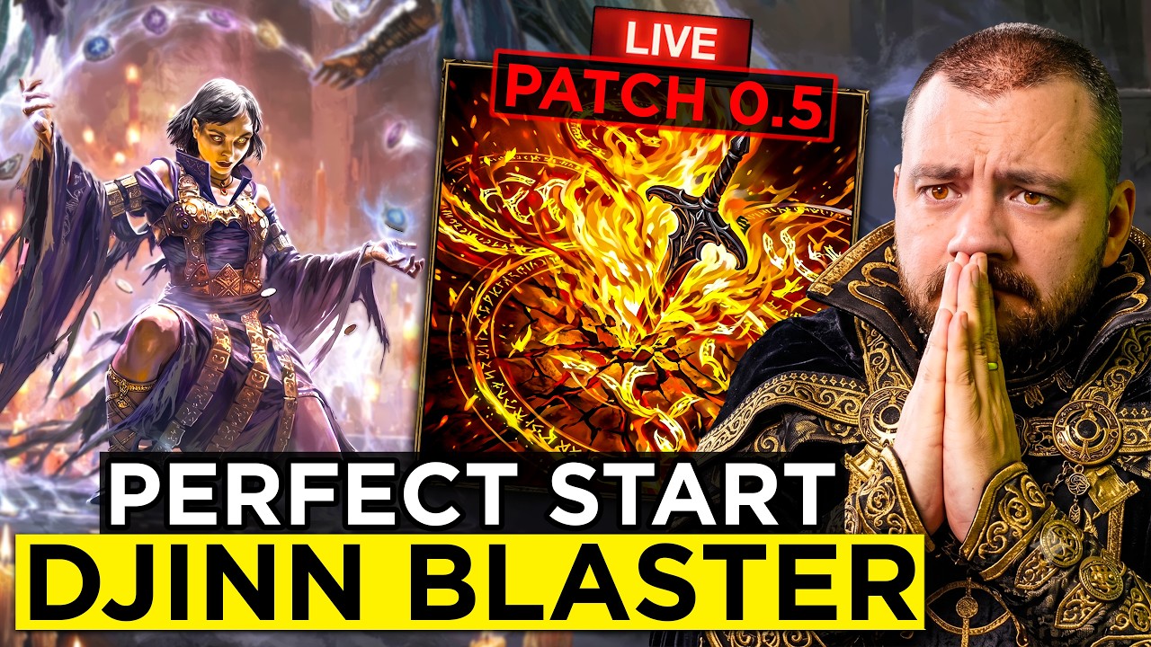 Triple Djinn Blaster Disciple of Varashta Act 1 to Endgame Path of Exile 2 Builds