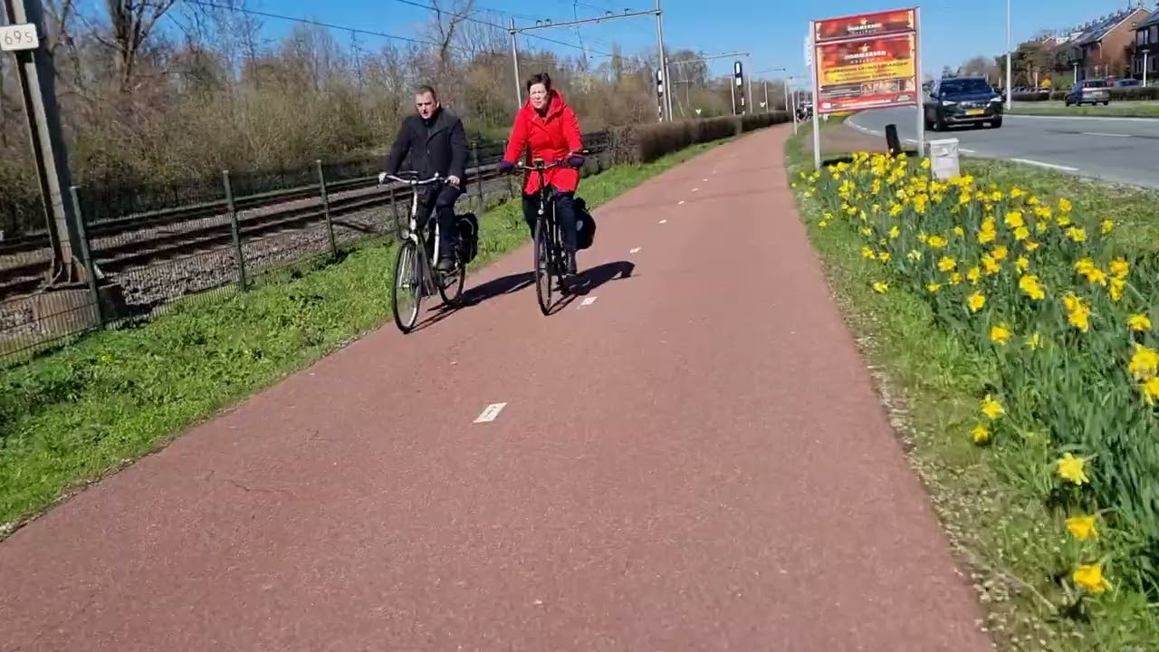 By e bike from Zaandam to Westzaan The Netherlands
