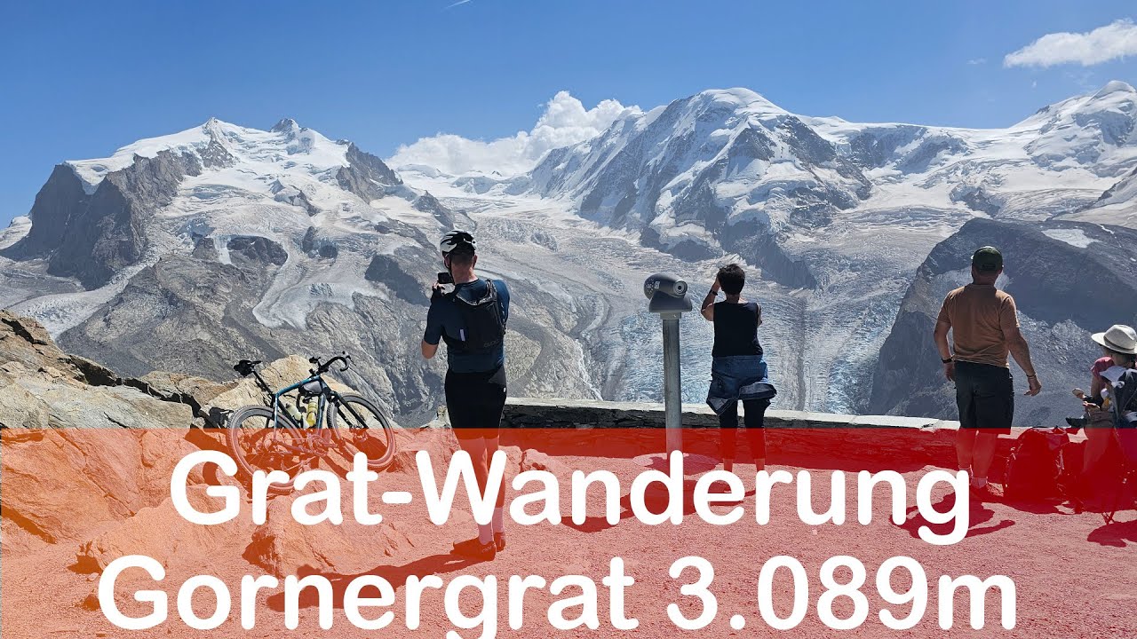 Gornergrat Wanderung Gornergrat-Bahn 3.089m