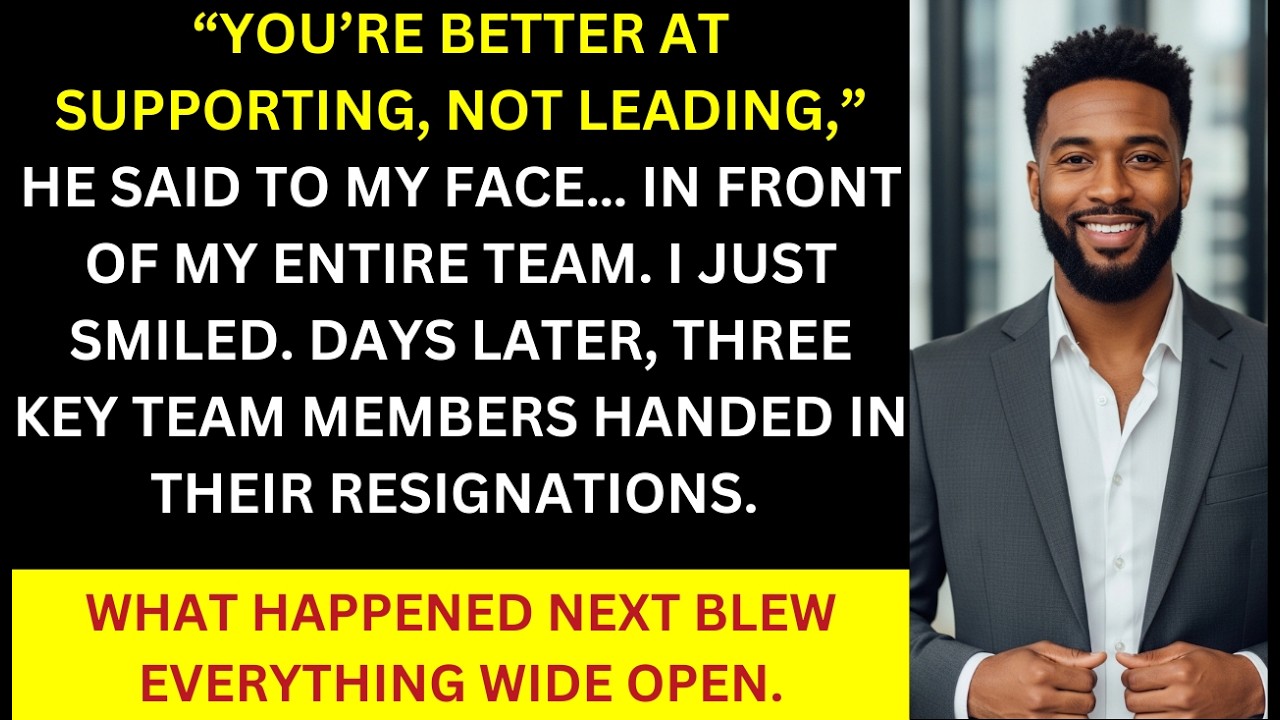 They Demoted Me in Front of Everyone — I Quietly Took Their Top Team With Me
