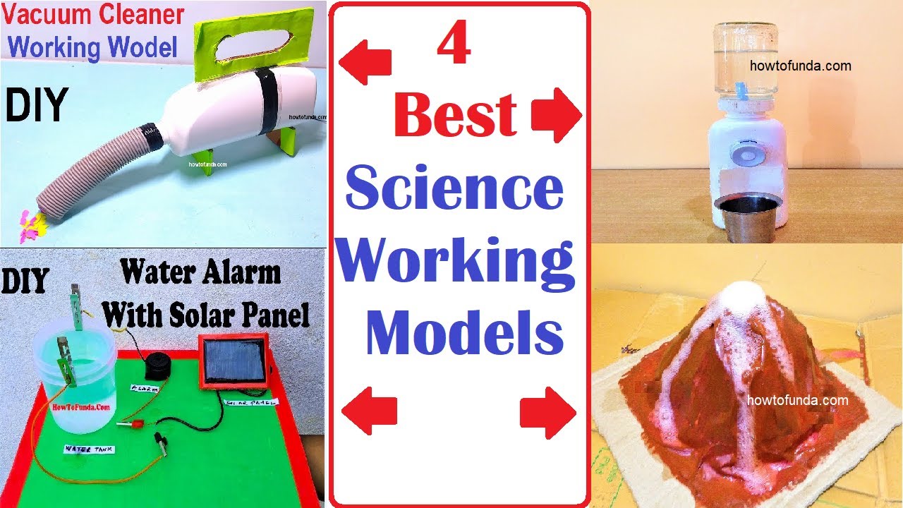 4 best science project working models for science exhibition - simple and very easy | howtofunda