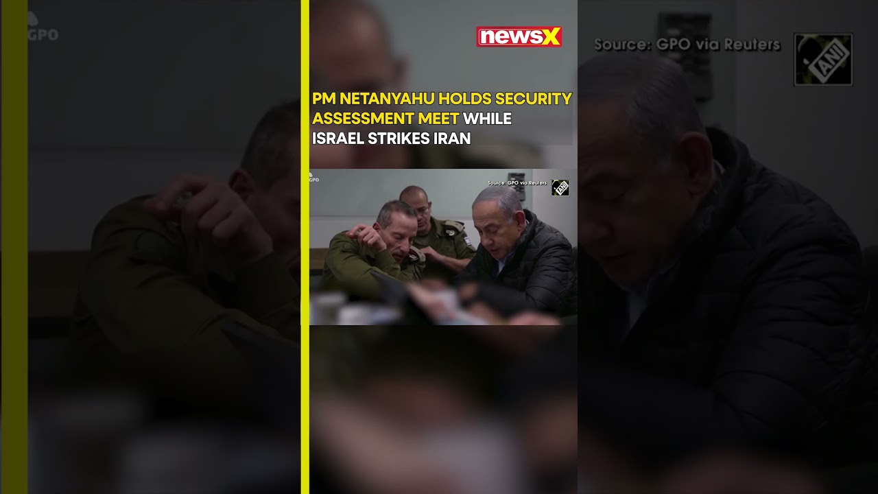 #israeliranwar | PM Netanyahu holds security assessment meet while Israel strikes Iran | #newsx
