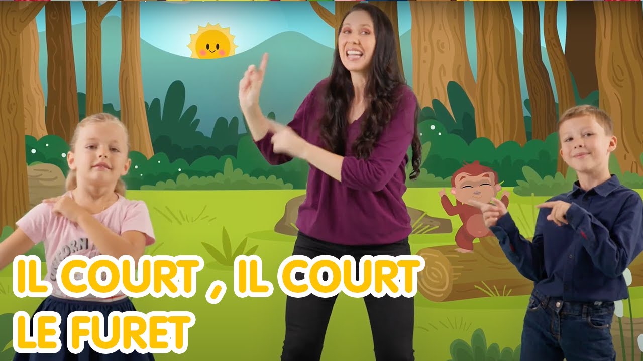 Il court , il court le furet - Comptine avec paroles - Les amis de Boubi S2
