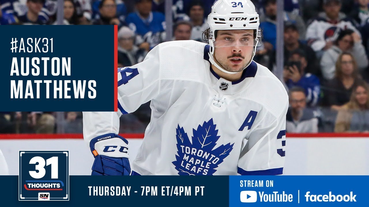 Ask31 LIVE W/ Toronto Maple Leafs Forward Auston Matthews