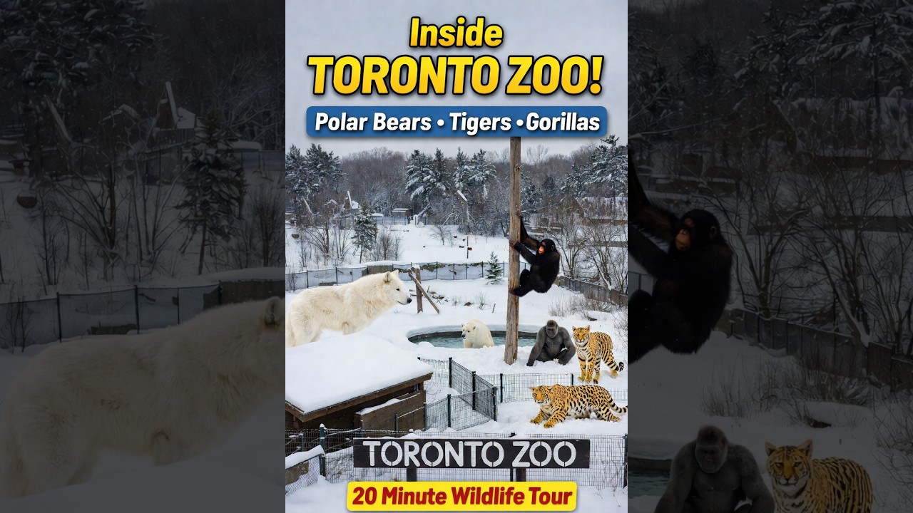 🇨🇦Toronto Zoo Full Tour 2026 | Polar Bear, Arctic Wolf, Gorilla, Lions & More | Canada Zoo Adventure