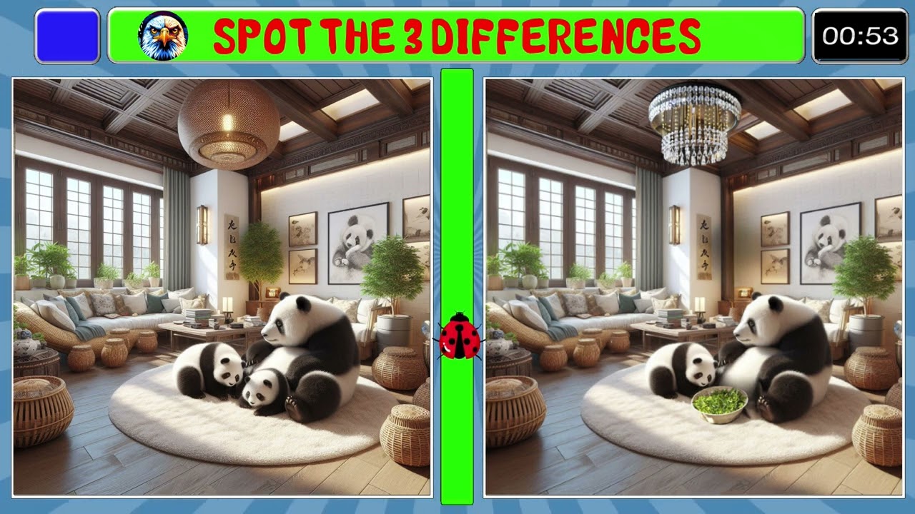 Summon your inner detective and identify three subtle changes between these images.