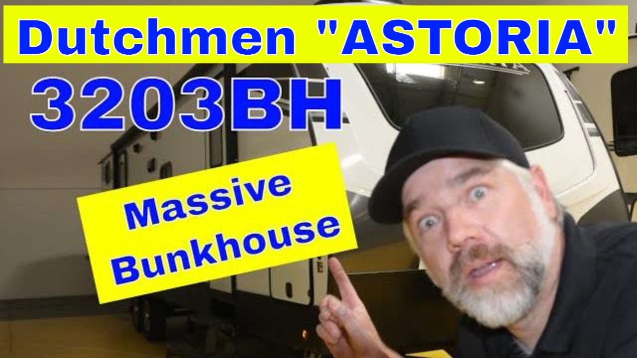 Dutchmen Astoria 3203BH, огромный жилой прицеп-домик