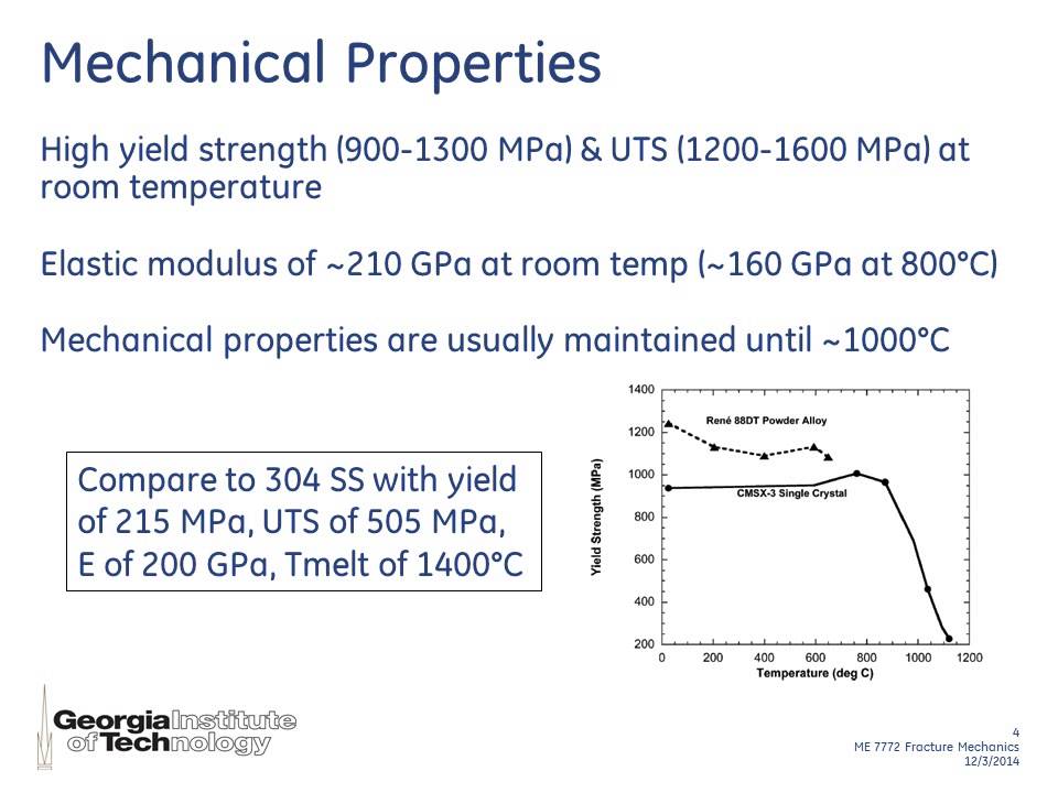 ME 7772 - Nickel-based Superalloys Introduction