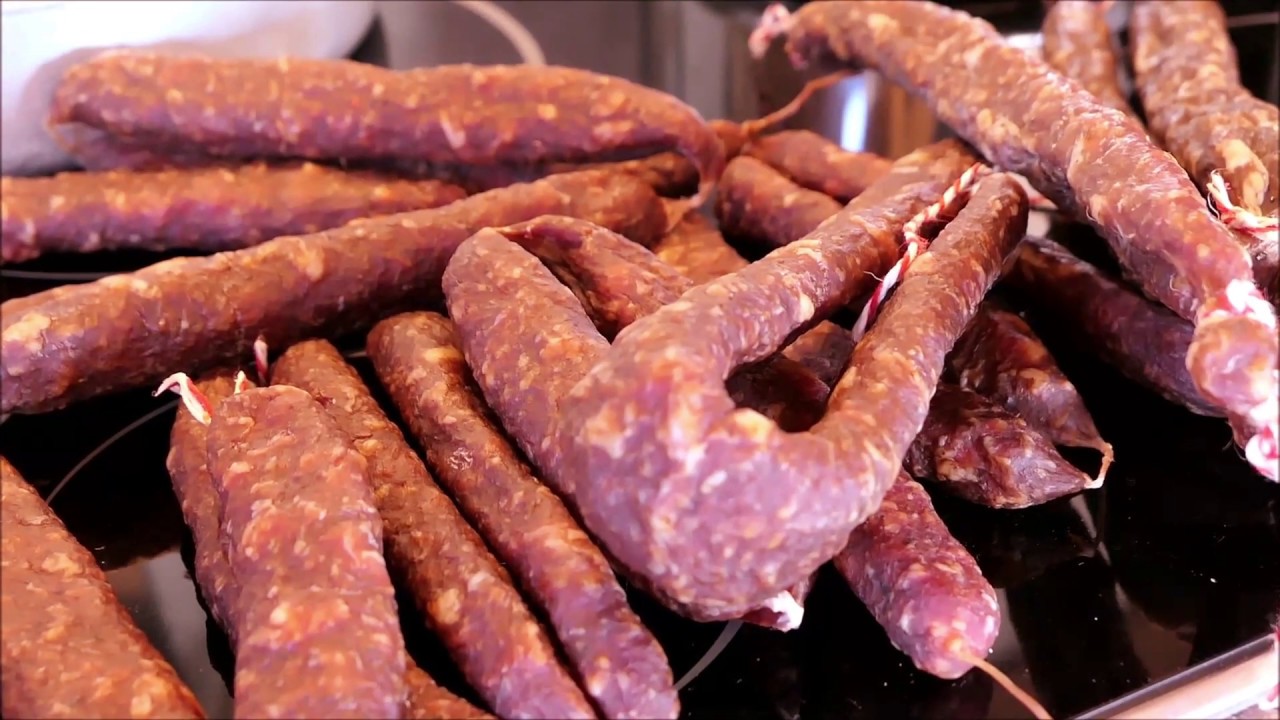 Salami Knacker  selber machen - luftgetrocknet.