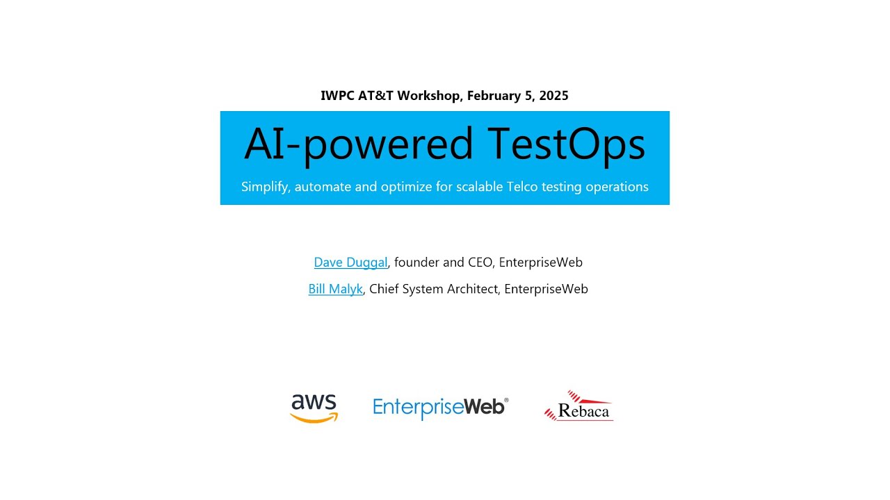 Demo: EnterpriseWeb Netwrx ai 