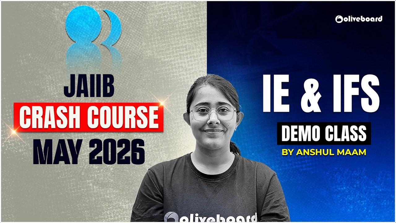 JAIIB IE & IFS Class 2026 | JAIIB Crash Course May 2026 Demo | IE & IFS Preparation |By Anshul Maam