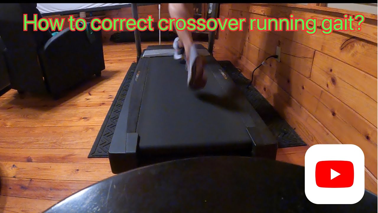 How to Correct crossover running gait? #runner