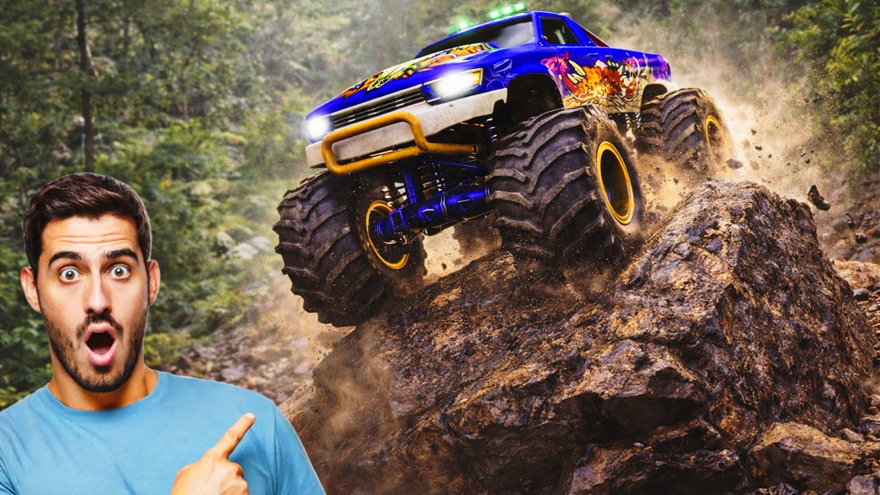 Monster Truck Offroad Game - Android Gameplay | Extreme 4x4 Truck Racing & Rock Climbing Adventure