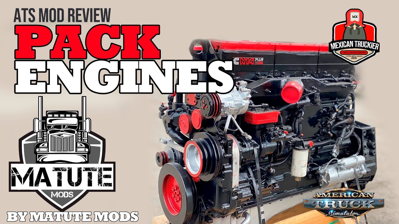 Pack de Motores Matute Mods para ATS 1.39 - 1.43