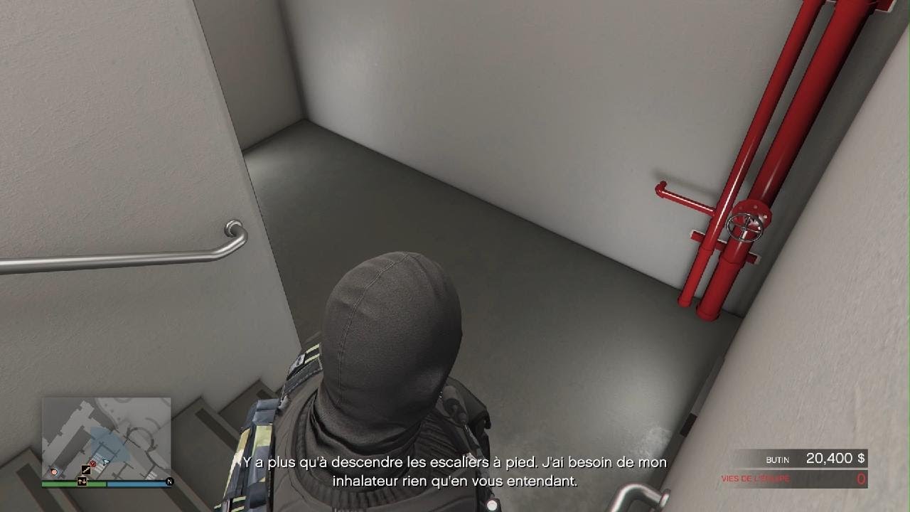 Grand Theft Auto V braquage casino furtive diff