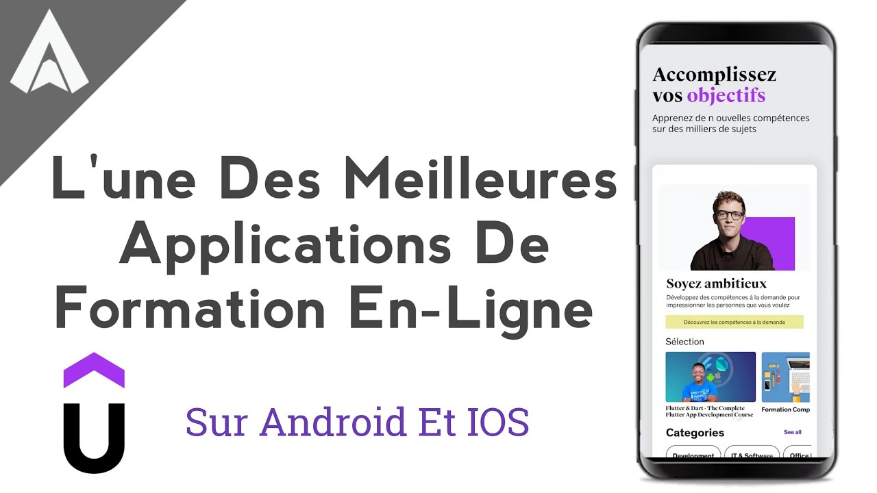 Les Formation en Ligne sur Smartphone Avec Udemy | L'une des meilleurs application pour Apprendre