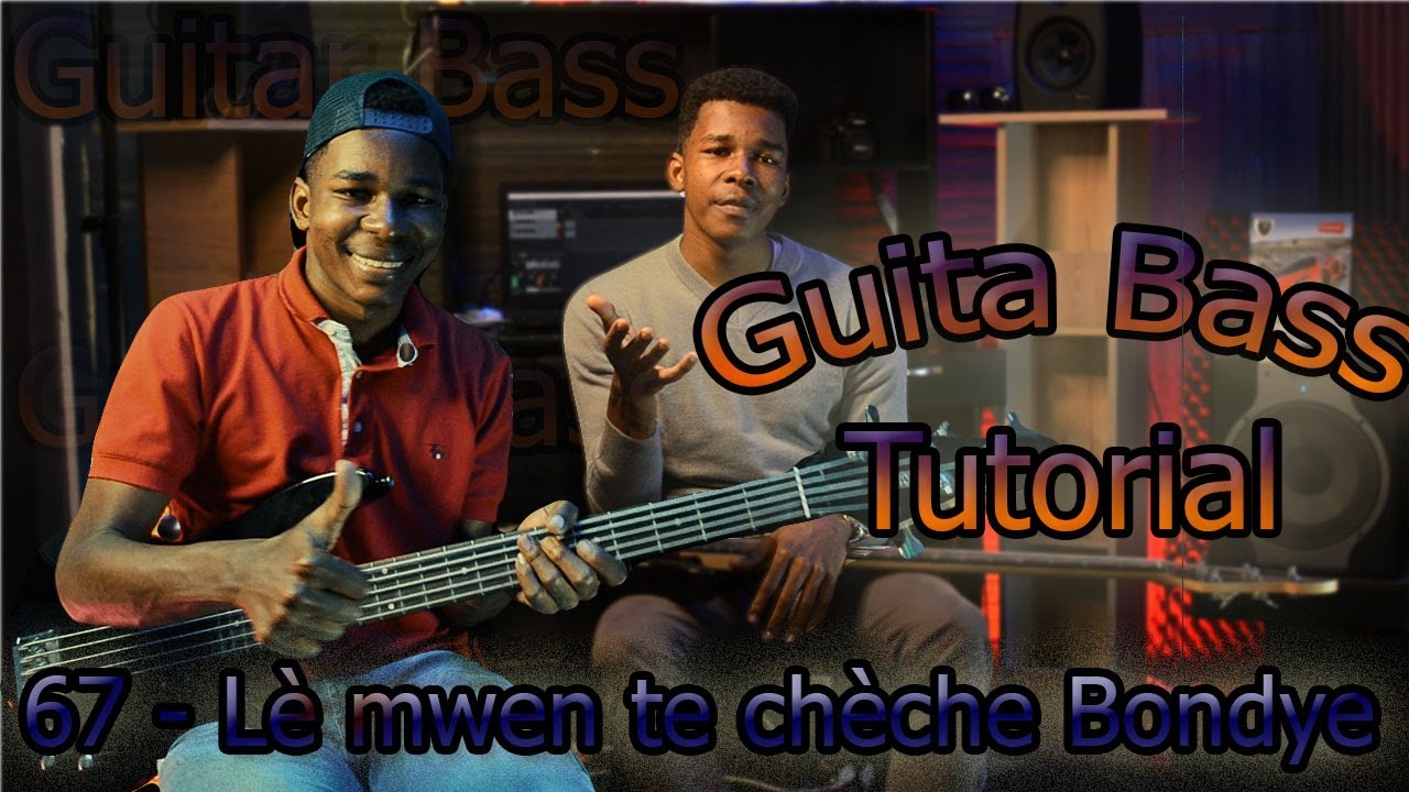 BASS-TUTORIAL-Wi JEZI TE PRAN FADO'M- Guitar bass kompa-Apran jwe chante sa