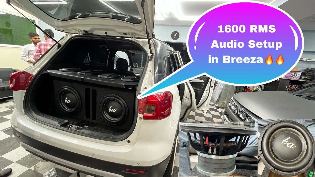 Loudest Setup in Budget🔥1600 rms Woofer in Breeza😱पेटी ने करा Matter ख़राब😱