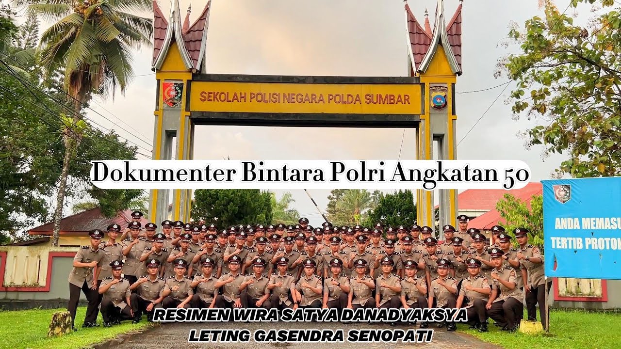 DOKUMENTER SELAMA PENDIDIKAN POLRI ANGKATAN 50 SPN POLDA SUMBAR