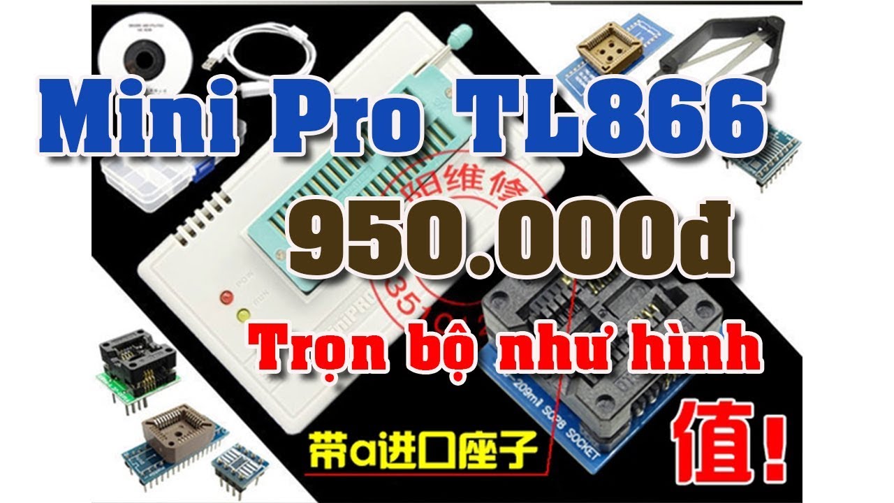 Minipro TL866CS (hết h&agrave;ng) mẫu mới l&agrave; TL866II Plus