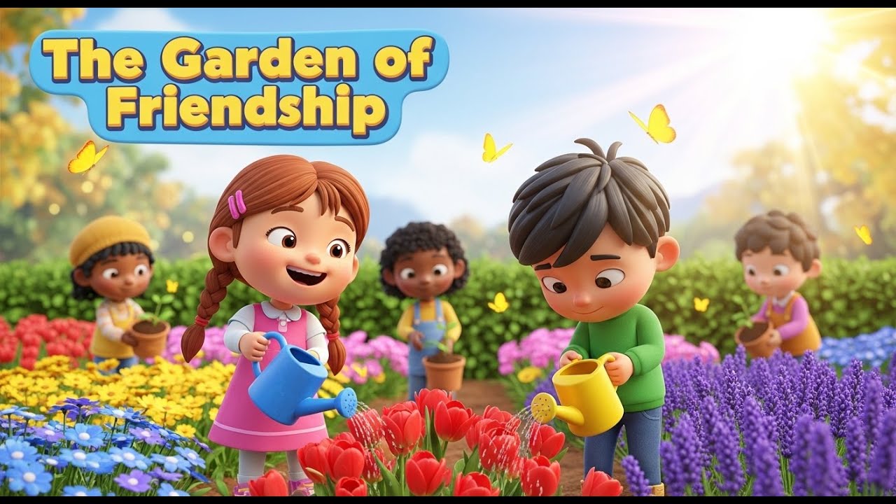 The Garden of Friendship | 3D Animated Moral Story for Kids #fableflix #bedtimestories #kidsstories