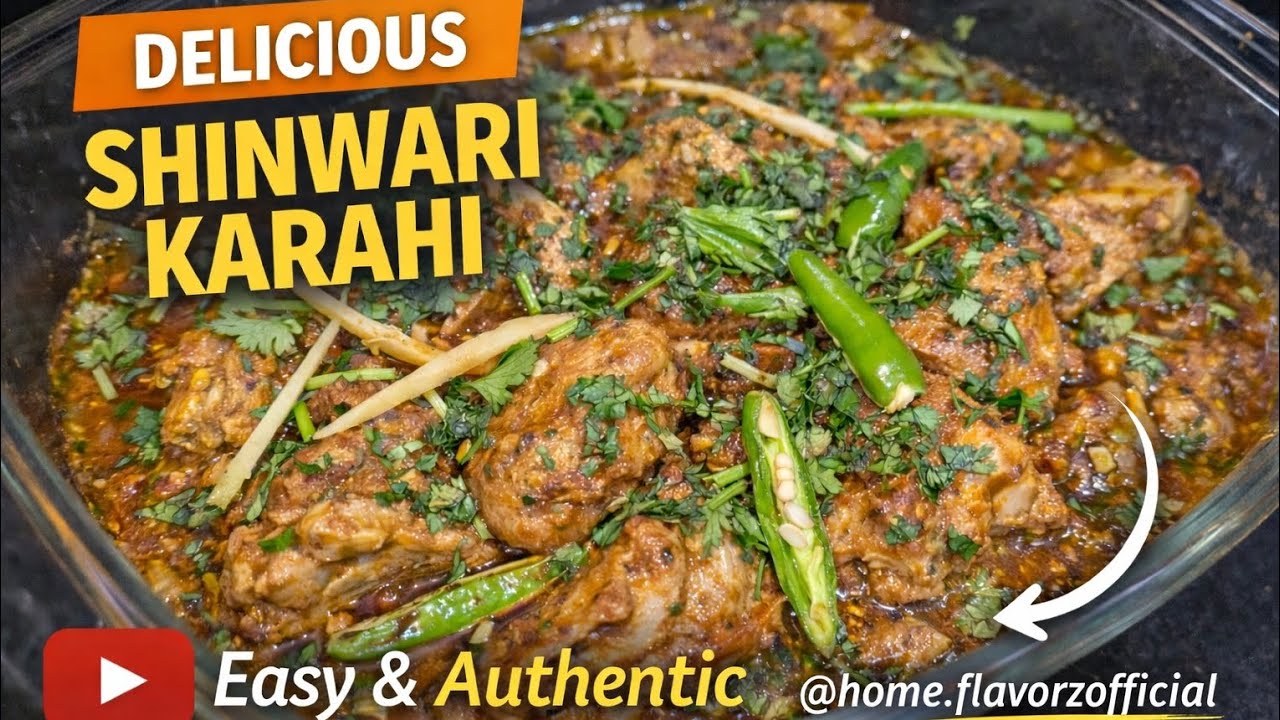 Chicken shinwari karahi✨| easy and tasty recipe| Home flavorz