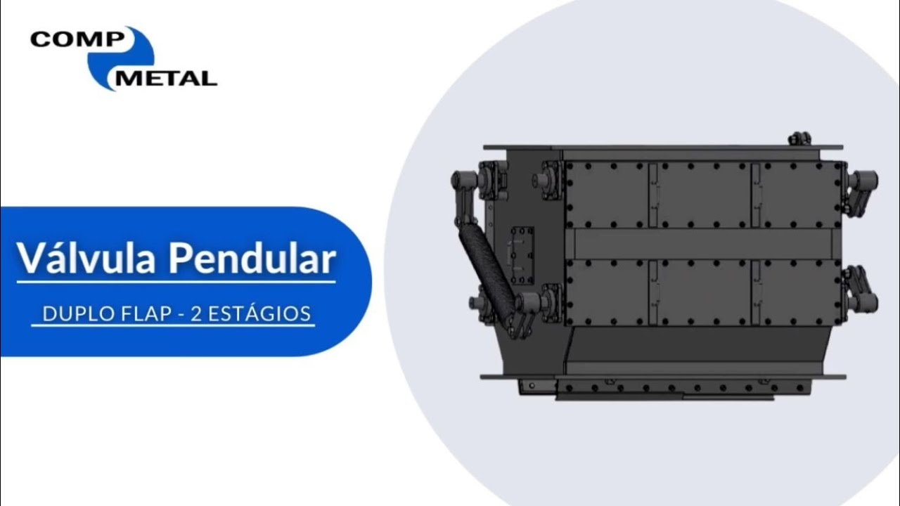 Válvula Pendular Duplo Flap - 2 Estágios - Compmetal