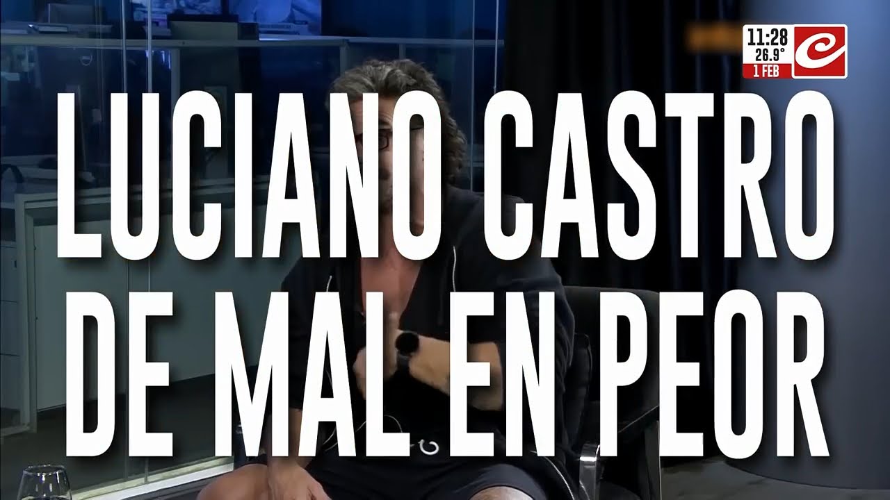 Luciano Castro de mal en peor: ahora le dedicó un pasacalles a Griiselda Siciliani