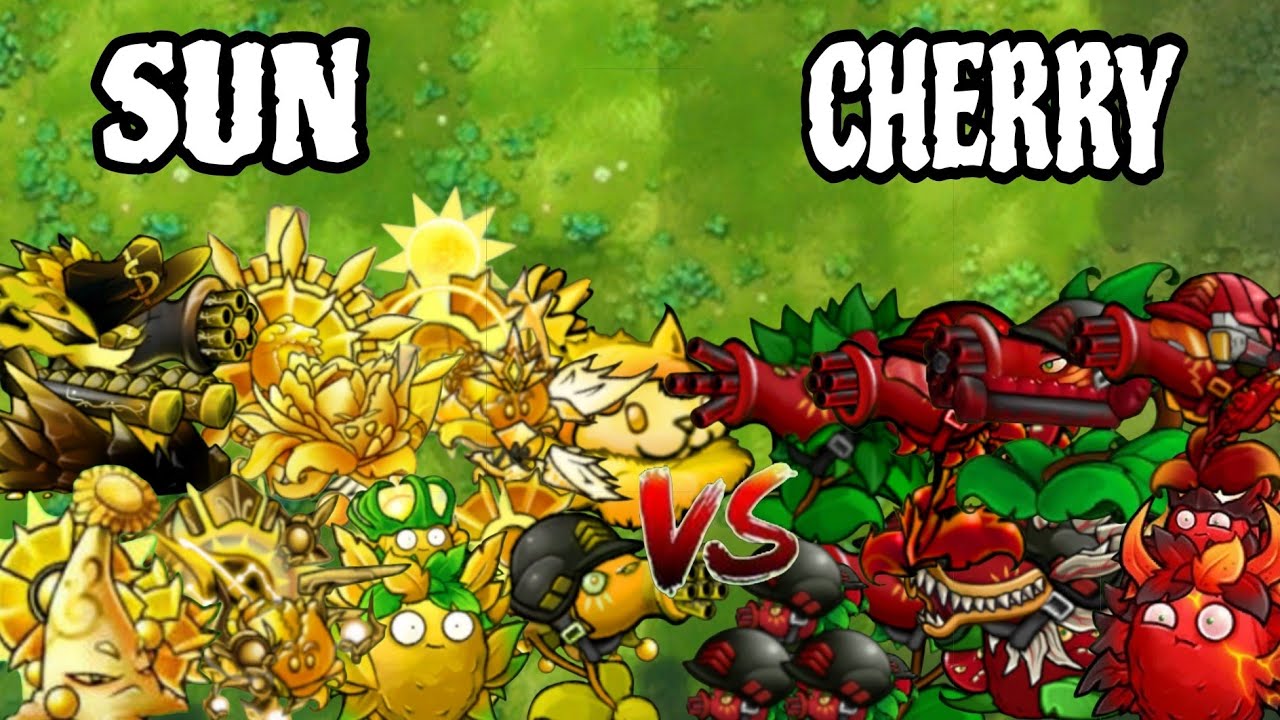 PvZ1 FUSION 3.3 CHALLENGE !! Team SUN VS Team CHERRY - Who Will Win?