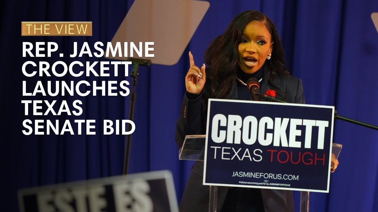 Rep. Jasmine Crockett Launches Texas Senate Bid | The View