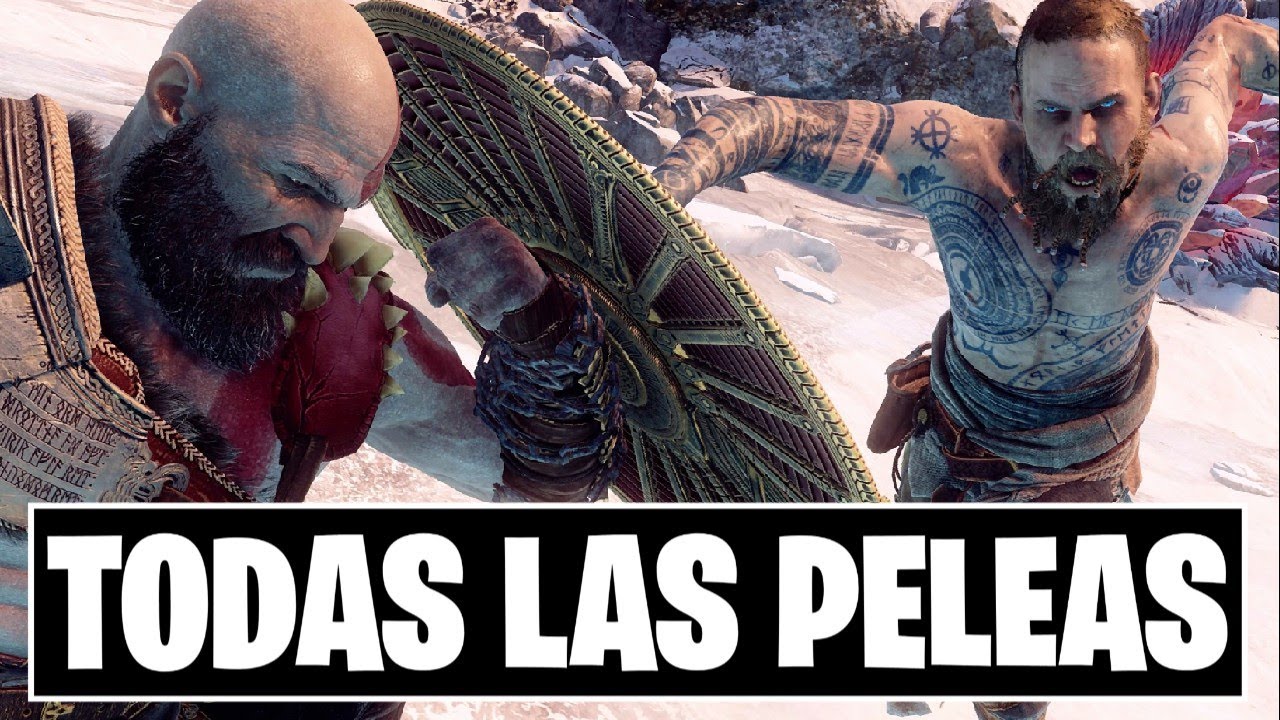 Kratos vs Baldur | Todas las peleas | God of war | Español latino | Ps5, PC 4k 60fps ultra HD