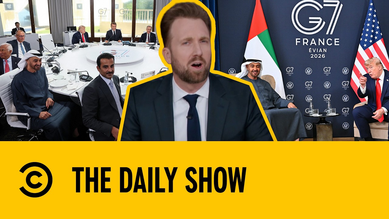 Trump Joins G7 Leaders Summit in France | The Daily Show