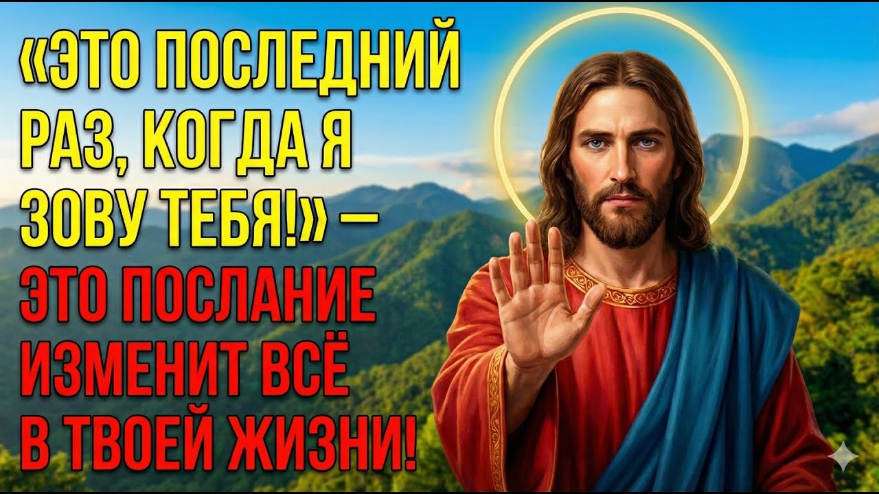 СТОЙ! БОГ ГОВОРИТ «НЕ ПРОПУСТИ ЭТО ПОСЛЕДНЕЕ ПОСЛАНИЕ, ИНАЧЕ ПОТЕРЯЕШЬ ОТВЕТ, КОТОРЫЙ ПРОСИЛ!»