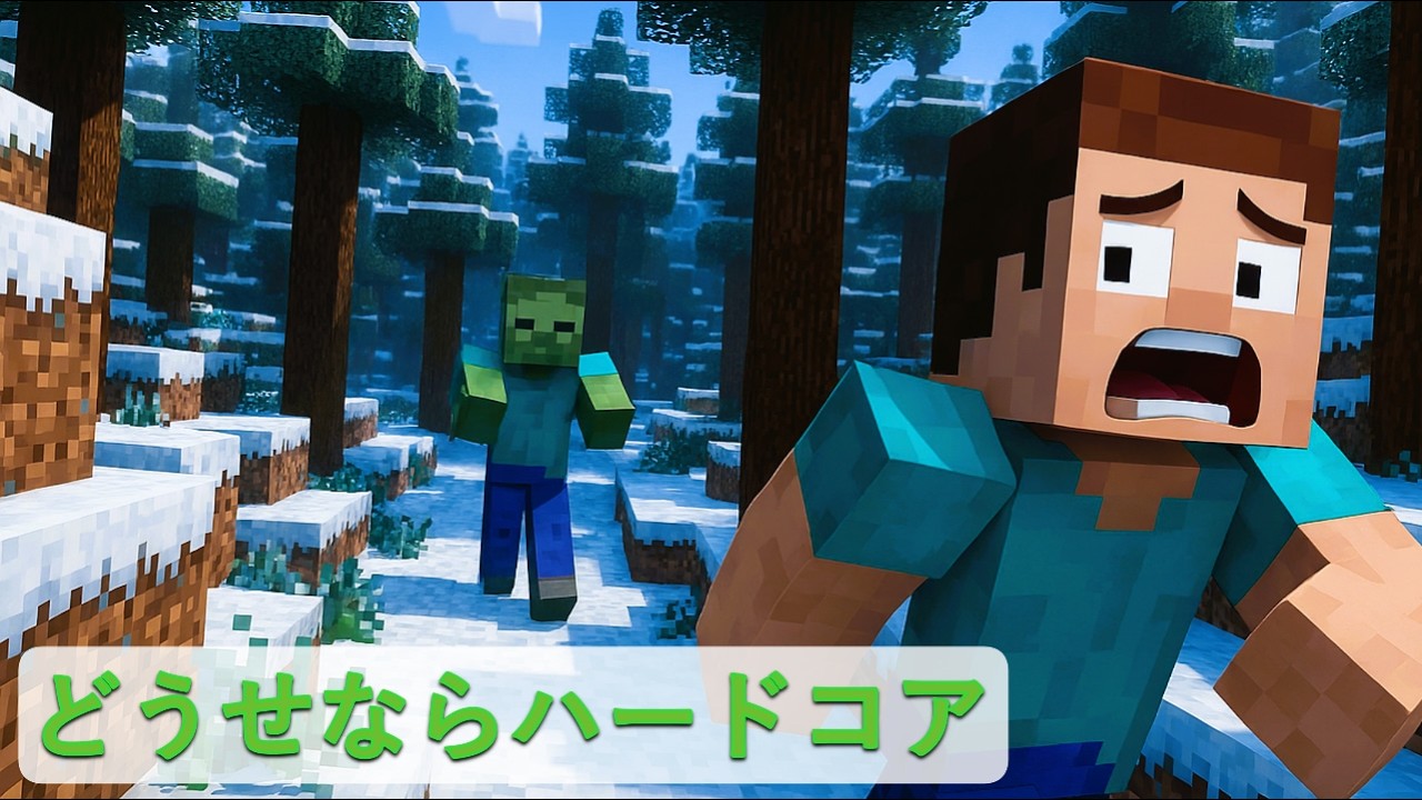 マインクラフト　どうせならハードコア#2