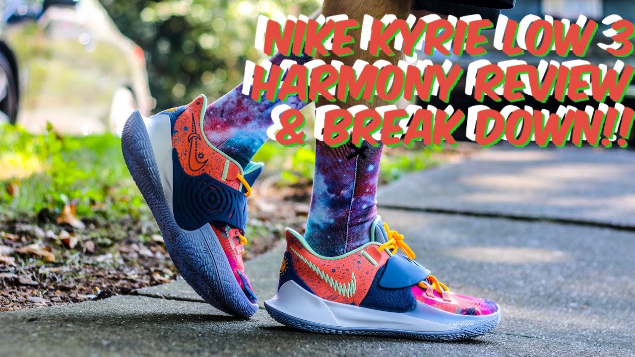 NIKE KYRIE LOW 3 HARMONY REVIEW & ON FEET!!