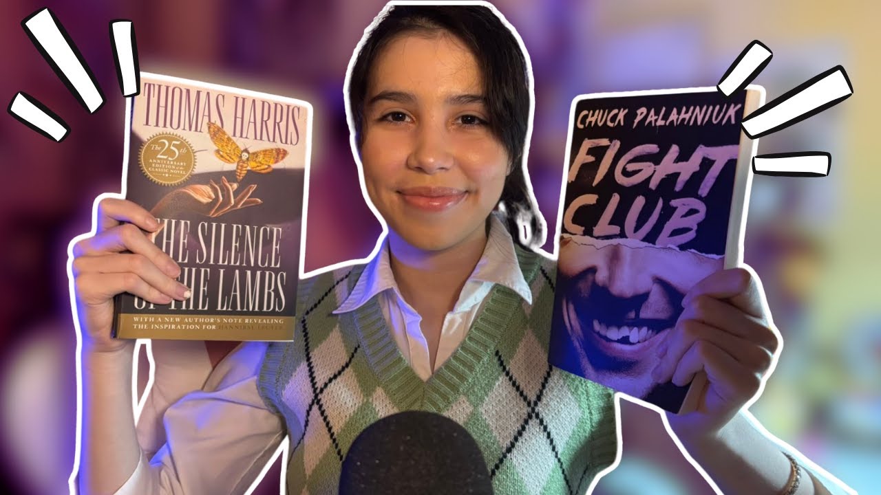 ASMR Reading my favorite books (page turning, whispering)