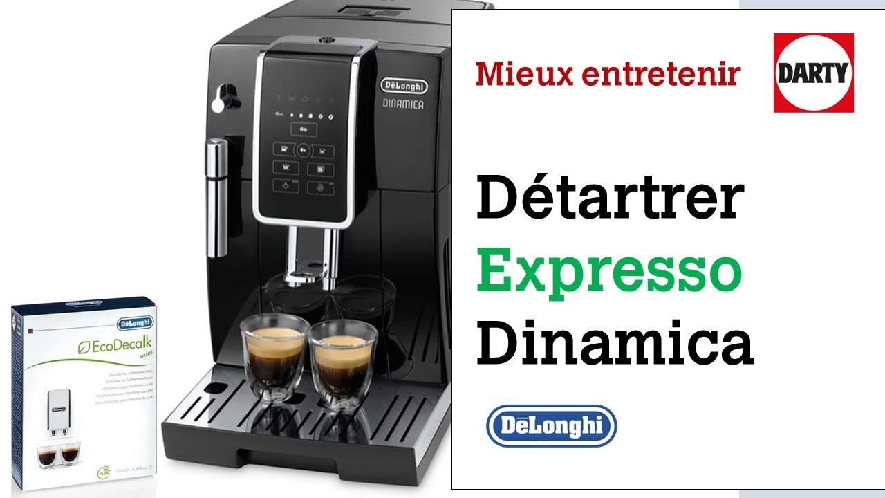 Détartrer sa machine expresso Delonghi Dinamica