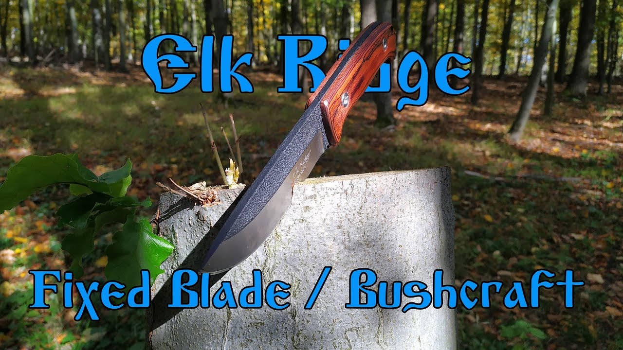 Levný Bushcraft  nůž: Elk Ridge - Fixed Blade