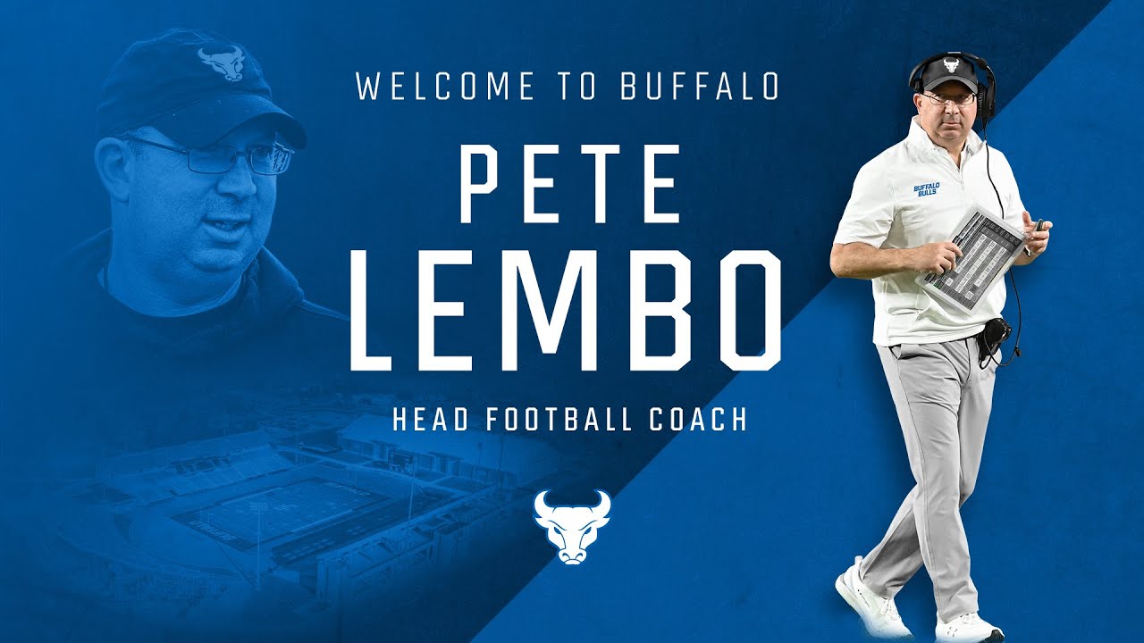 UB Bulls Insider Podcast with new Football coach Pete Lembo live from Wingnutz on Millersport Hwy!!