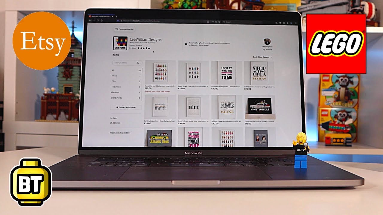 Etsy Series: Lee William Designs - LEGO Prints