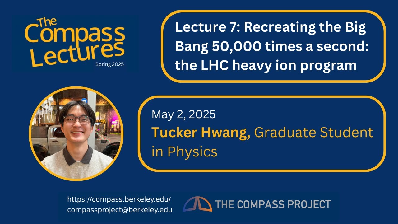 The Compass Lectures — Recreating the Big Bang 50,000 times a second: the LHC heavy ion program