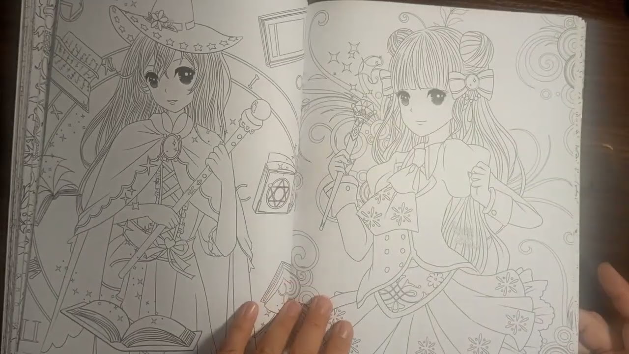 Chinese Princess Coloring Book | Review of "公主涂色" Обзор на раскраску с Китая "公主涂色"