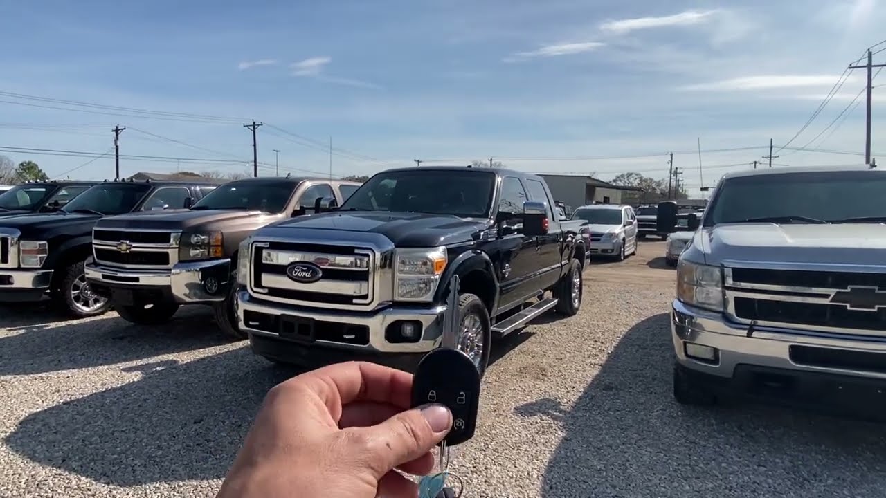 2012 Ford F250 Lariat 6.7L 4x4 (black) - We Ship Nationwide