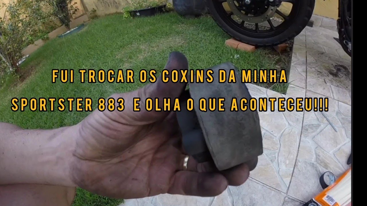 Troca do Coxim dianteiro Motor Sportster 883R Harley Davidson